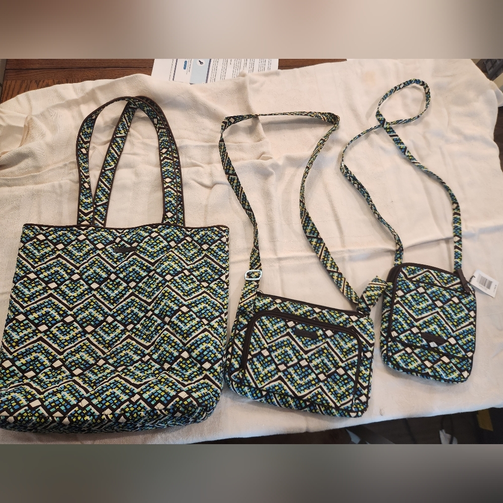 Vera Bradley handbag trio